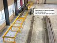 Grosse Stahlbauer-Richtanlage mit 2x12m Rollenbahn